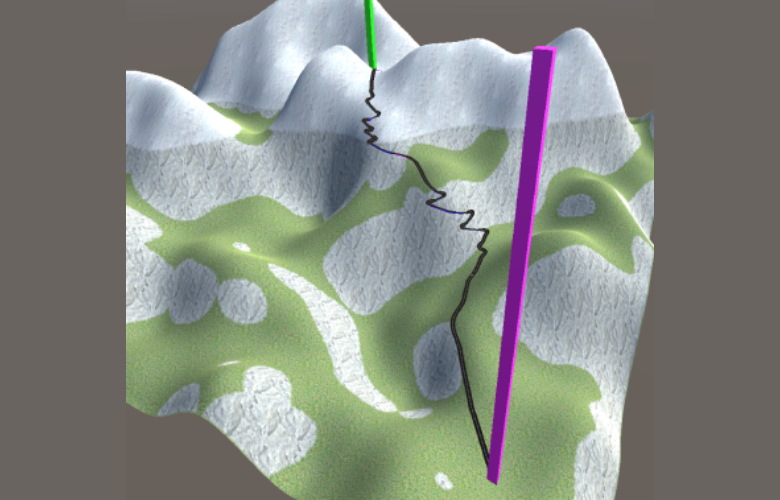 Anisotropic A* Road Generation image